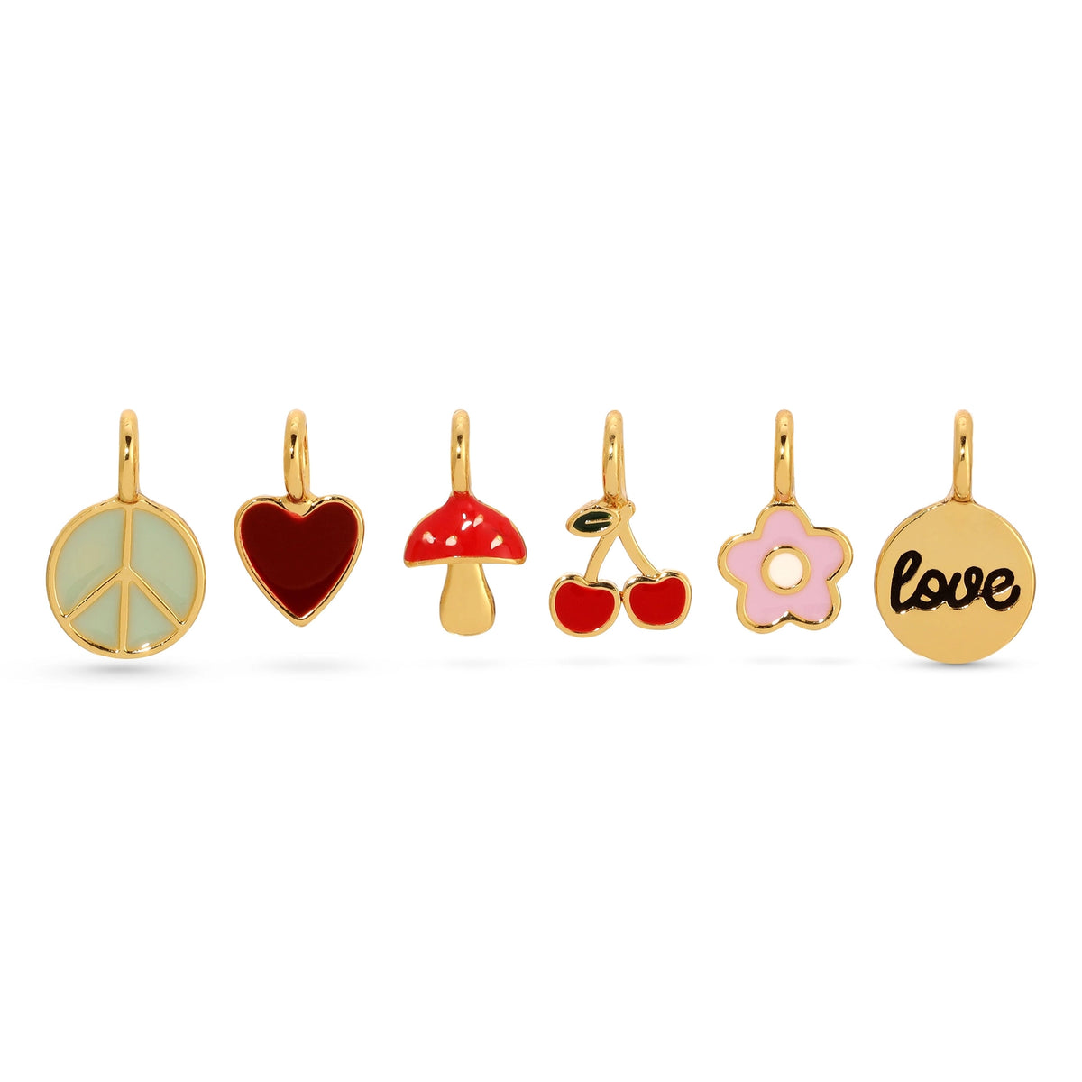 Gold Charms for Bracelets + Necklaces
