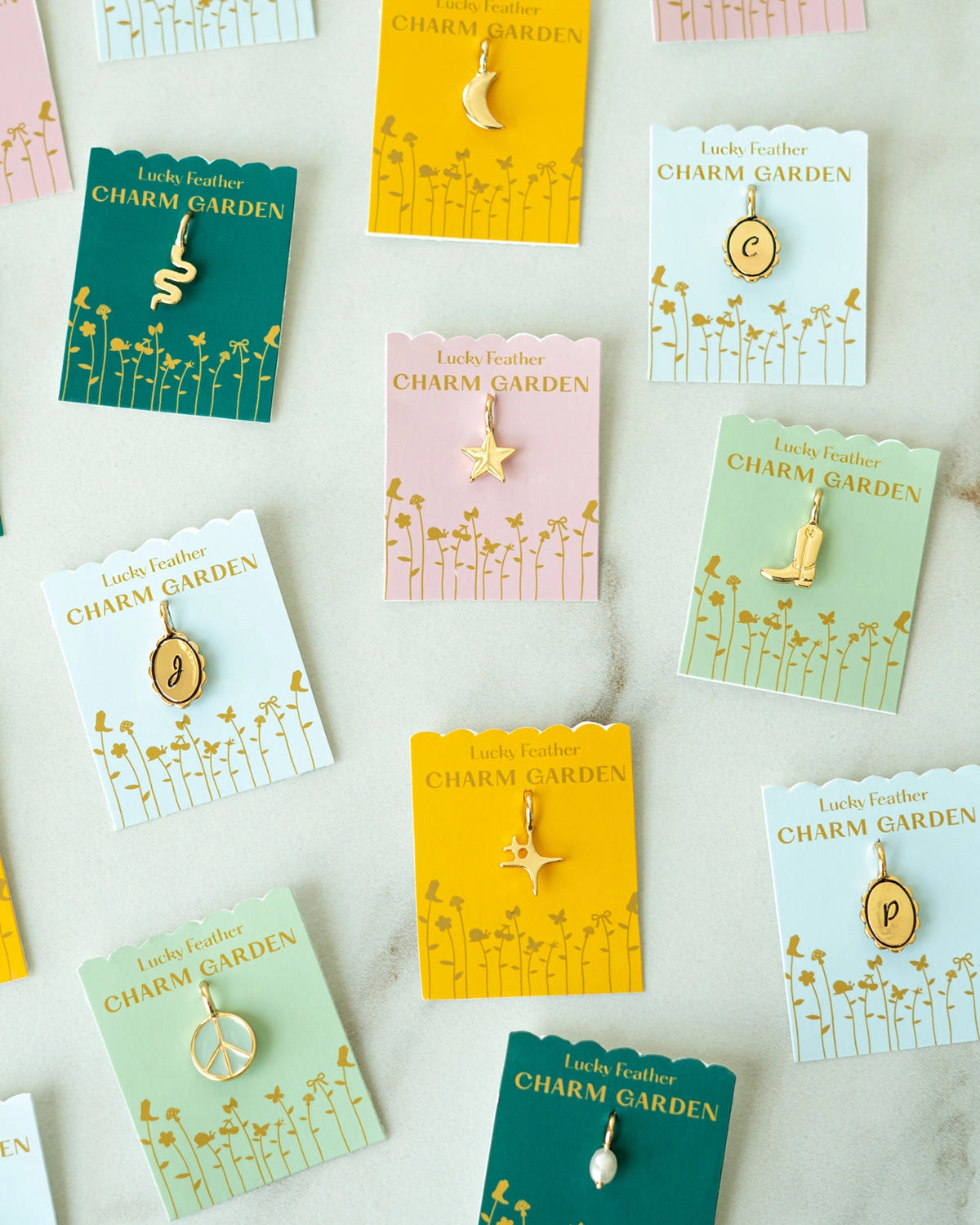 Gold Charms for Bracelets + Necklaces