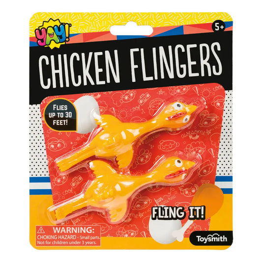 Yay! Chicken Flingers Impulse Toy, Fling Toy, Spring