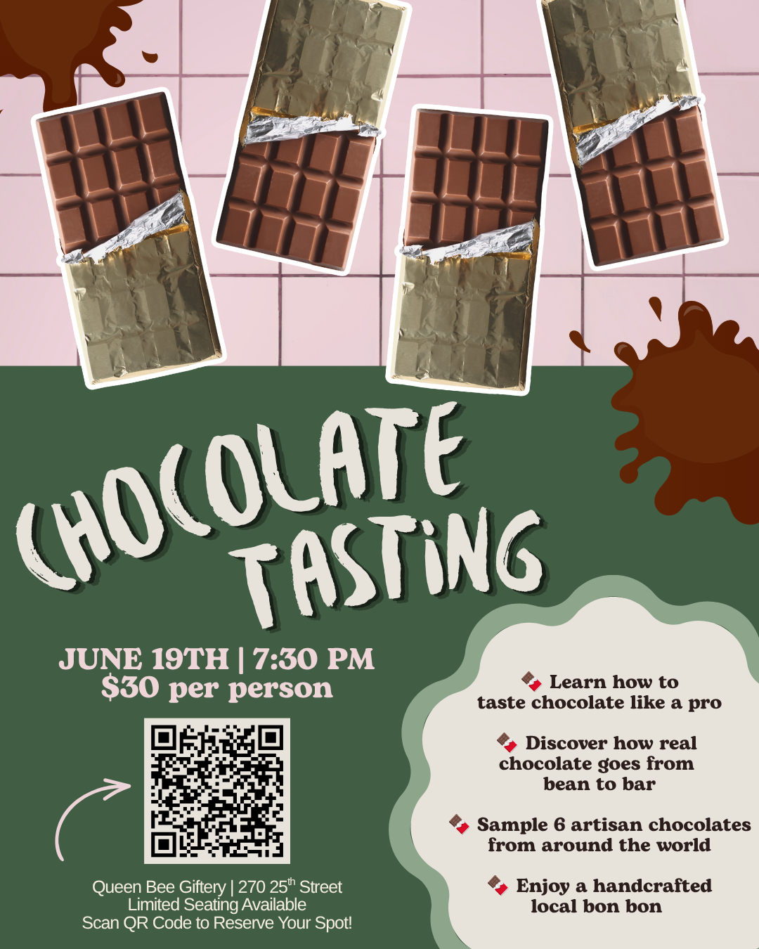 Chocolate Tasting Event in Ogden