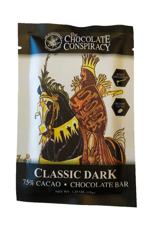 Chocolate Conspiracy Classic 75% Dark Bar