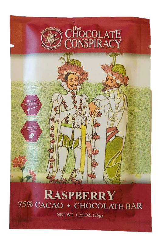 Chocolate Conspiracy 75% Raspberry Bar