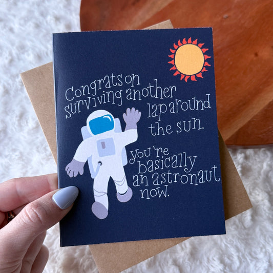 Another Lap Around the Sun Birthday Card