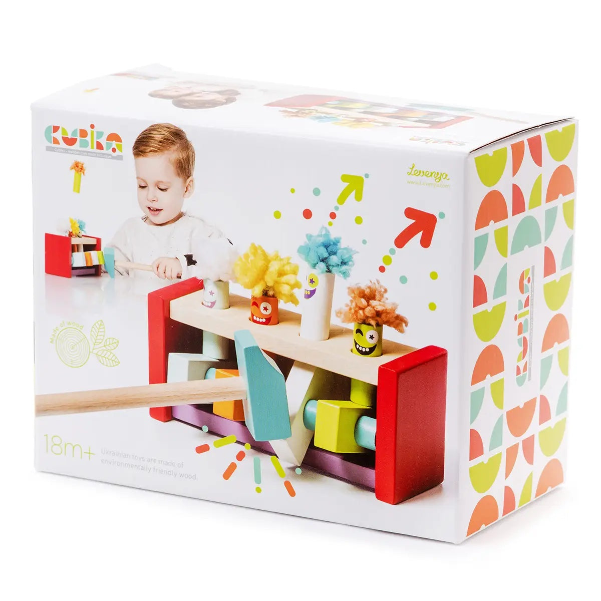 Cubika Jumping Clowns Wooden Toy