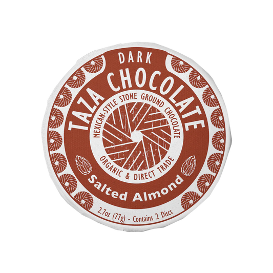 Taza Mexicano Salted Almond Disc 44%