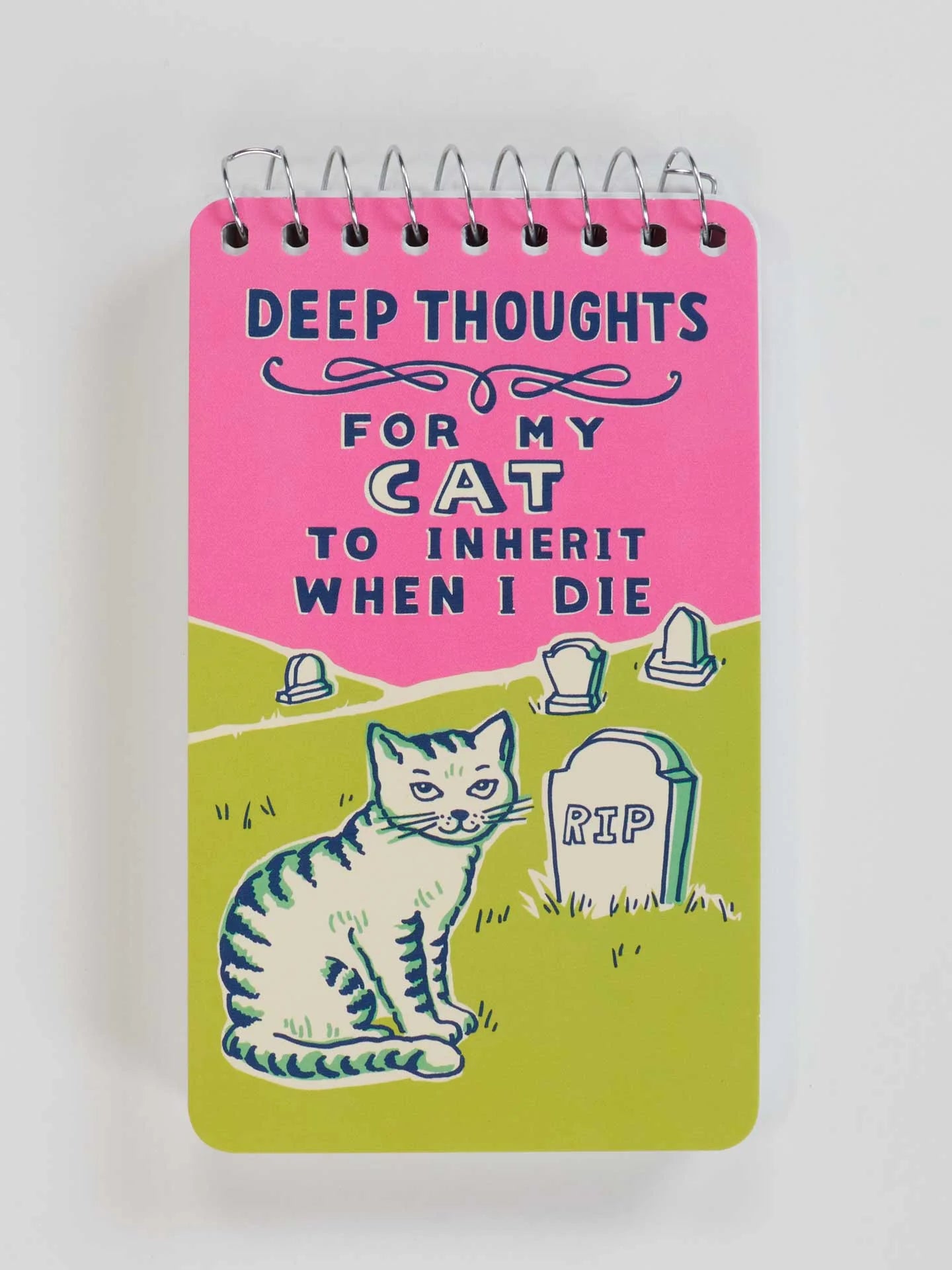 Deep Thoughts For My Cat To Inherit Notebook
