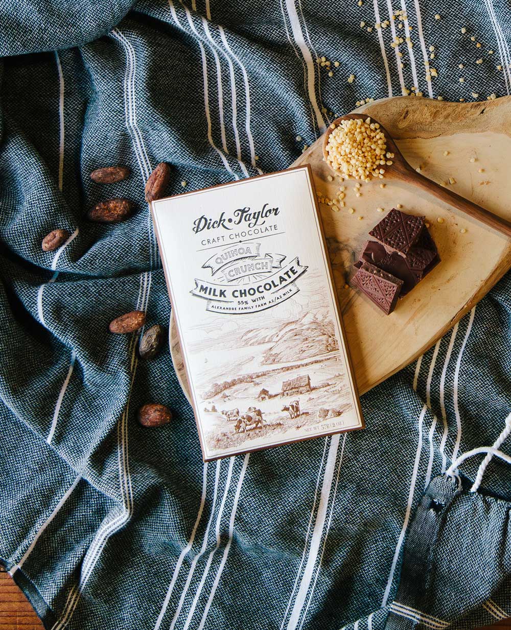 Dick Taylor | Quinoa Crunch Milk Chocolate 55%