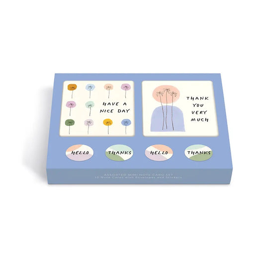 Dotted Palms Mini Notecard Set