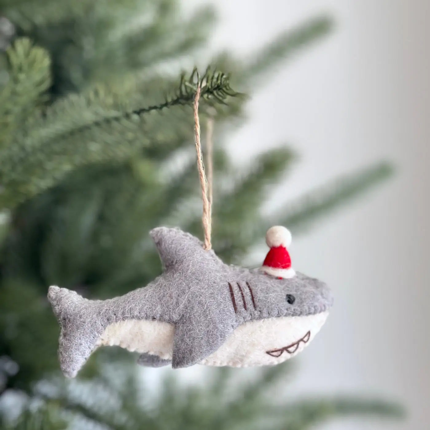 Felt Shark Ornament