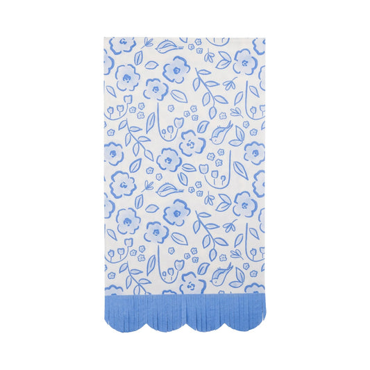 Floral Scatter Frindge Guest Napkin