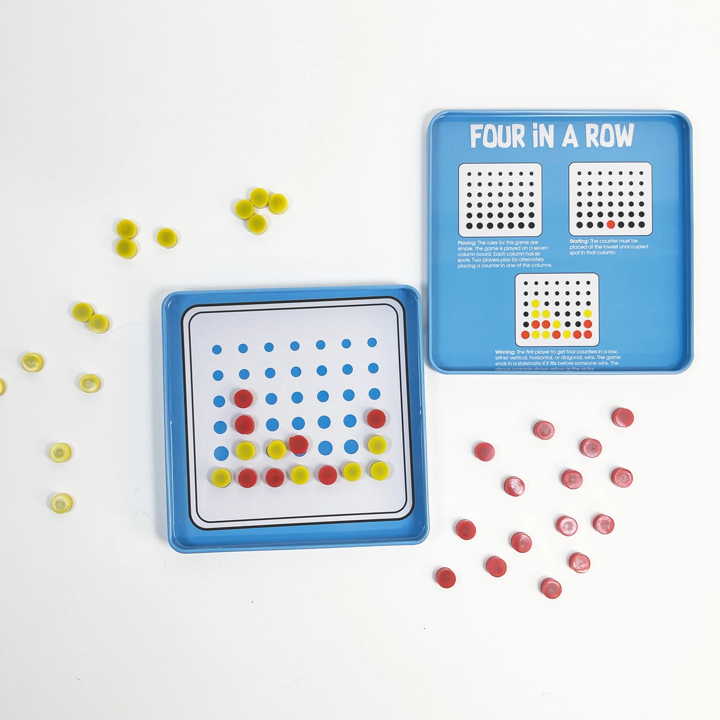 Four in a Row Magnetic Travel Game