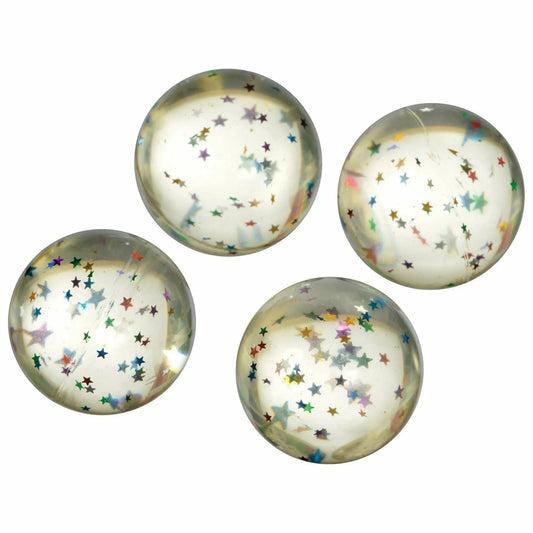 Glitter Star Bouncy Balls