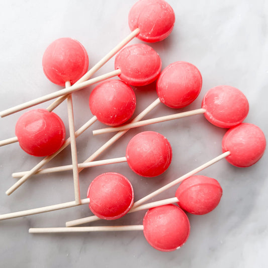 Gourmet Lollipops | Strawberry Sorbet