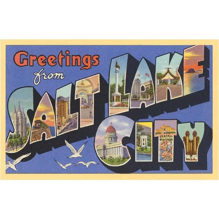 Greetings from Salt Lake City, Utah Postcard