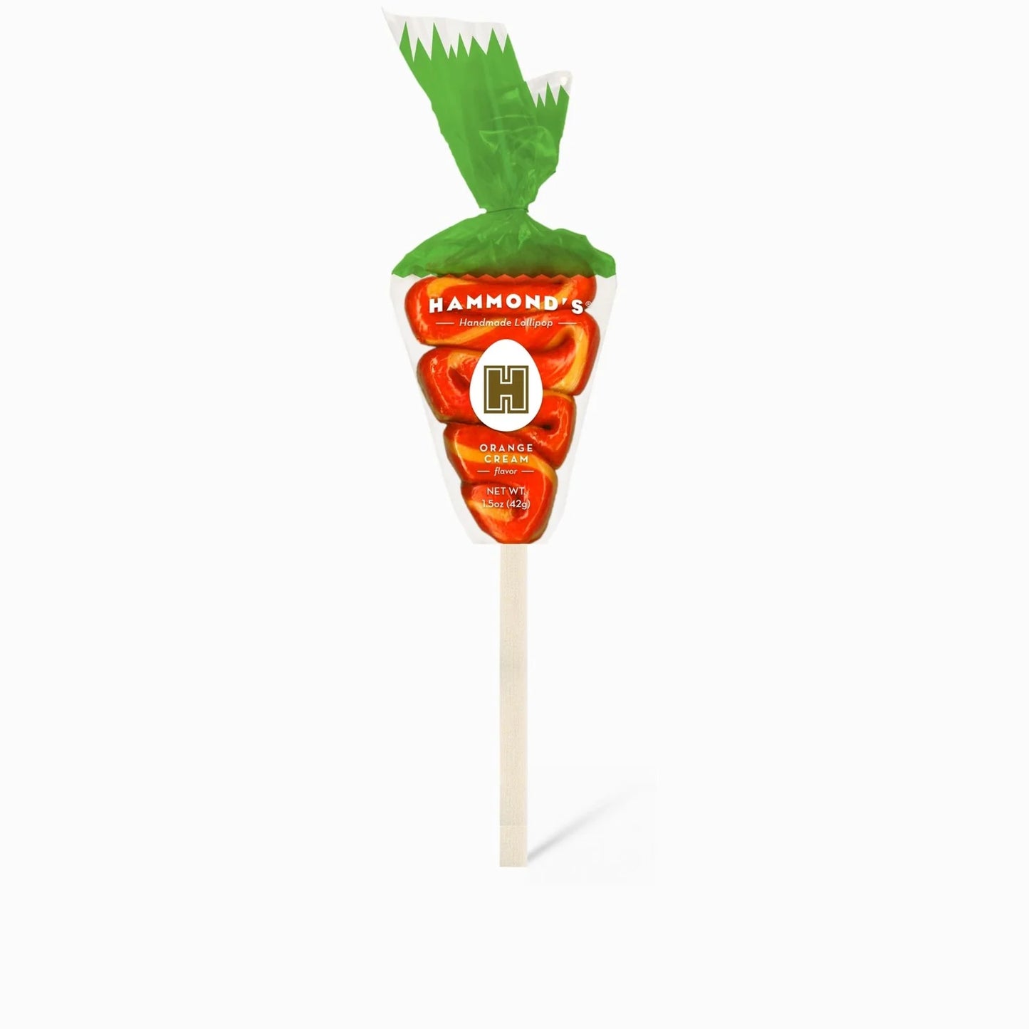 Easter Carrot Orange Cream Lollipop
