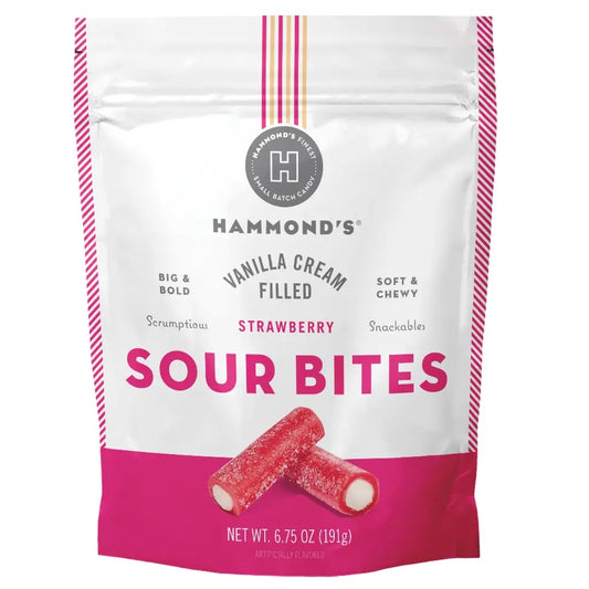 Hammonds Strawberry Sour Bites