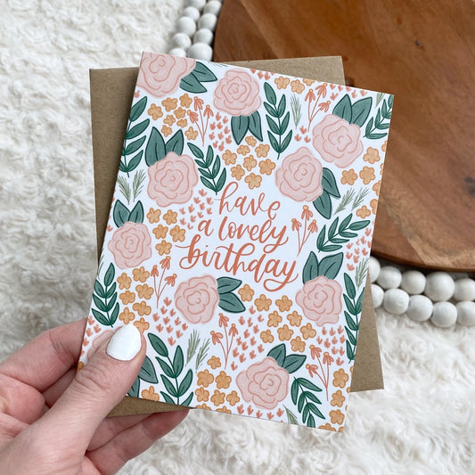 Have a Lovely Birthday Greeting Card