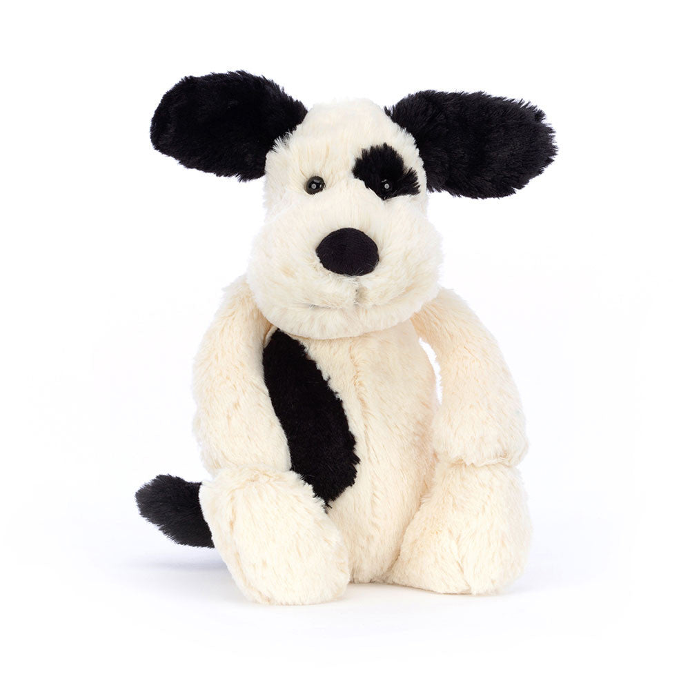 Jellycat | Bashful Black & Cream Puppy Original - Medium