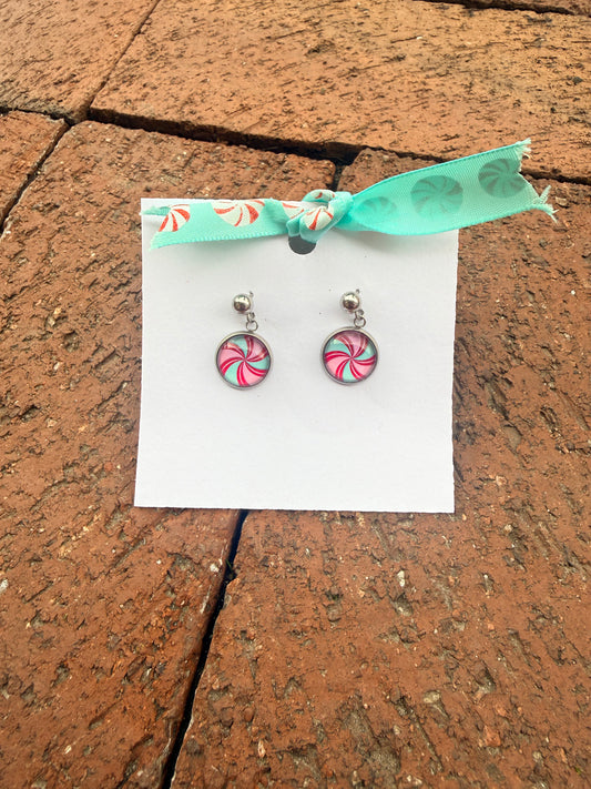 Christmas JEMS Designs Dangle Earrings - Peppermint