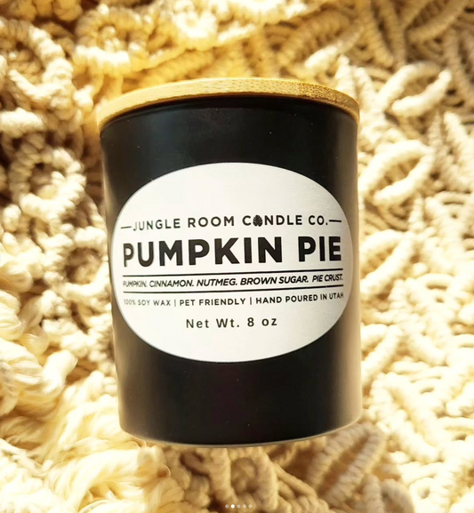 Jungle Room Candle Co - Pumpkin Pie 8 oz Candle