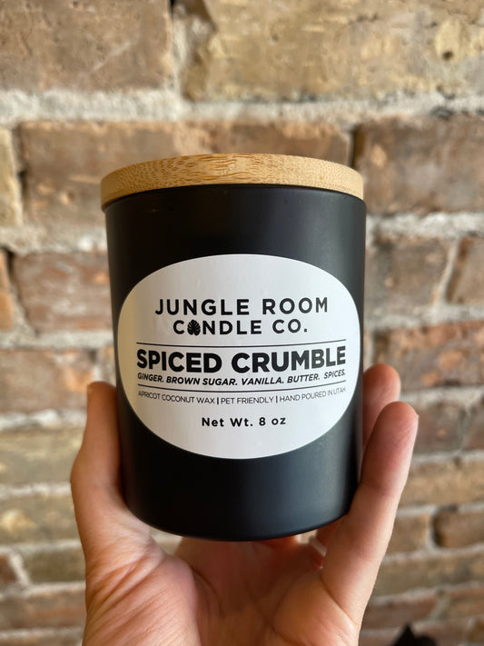 Jungle Room Candle Co - Spiced Crumble 8 oz Candle