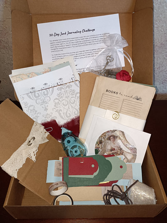 Book Lovers Junk Journal Kit