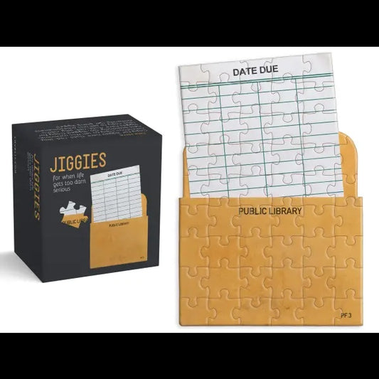 Library Card Jiggie Puzzle
