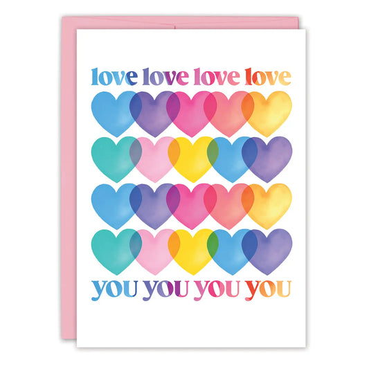 Rainbow Hearts Valentine's Day