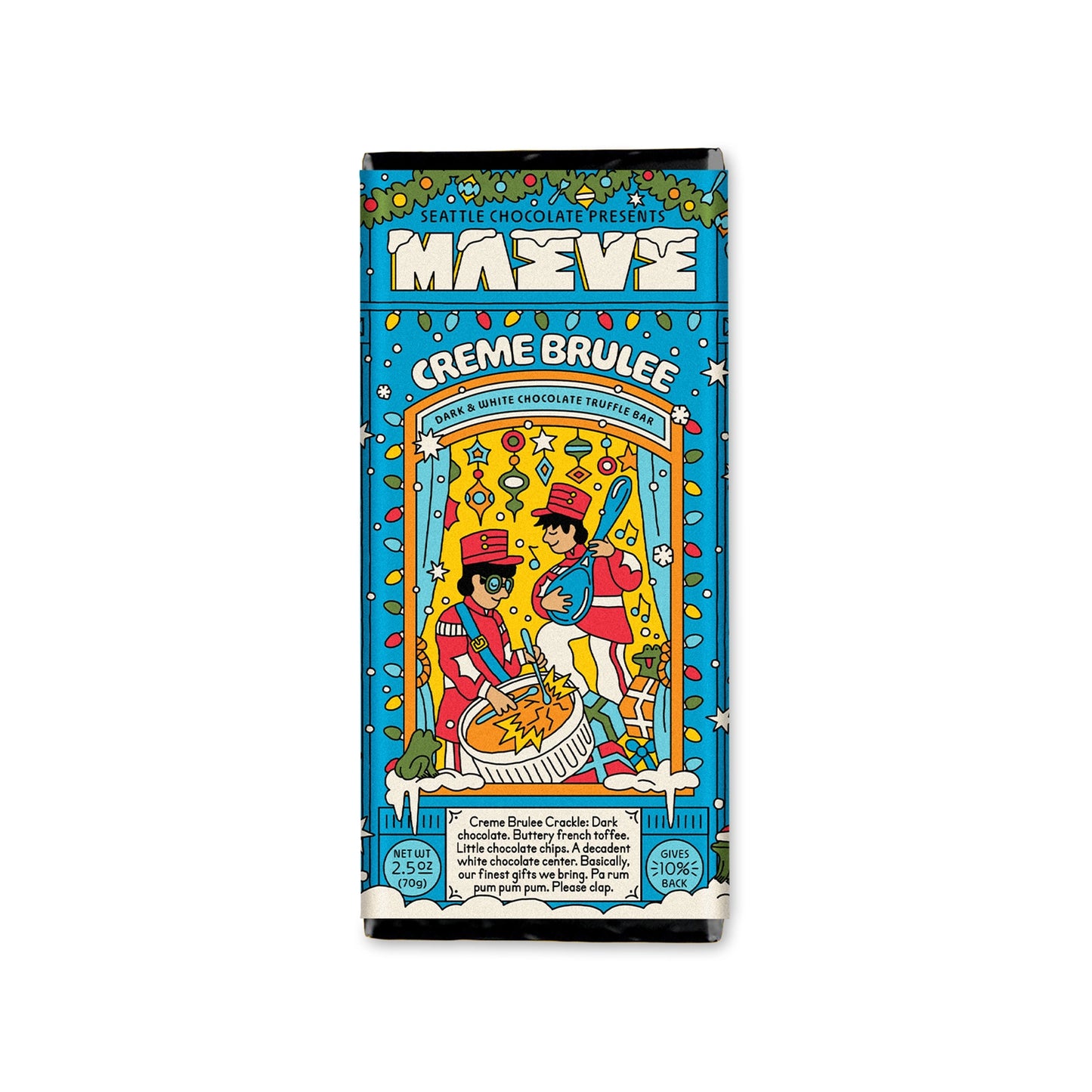 Maeve Chocolate Creme Brulee Truffle Bar