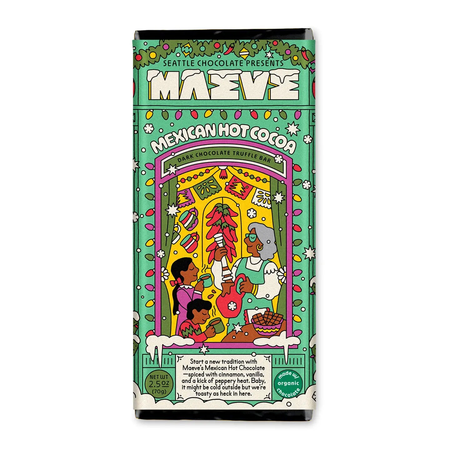 Maeve Chocolate Mexican Hot Cocoa Truffle Bar