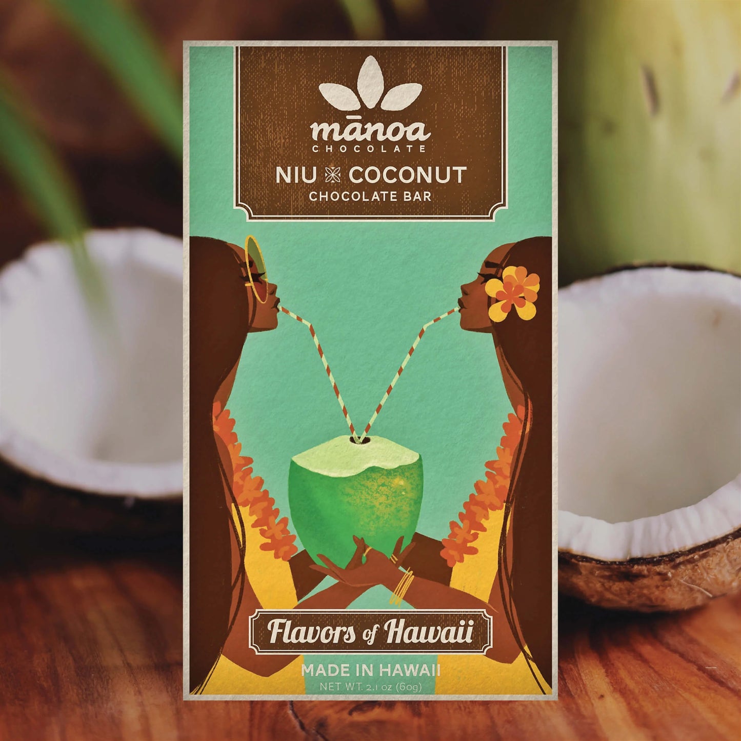 Manoa | Niu x Coconut Milk Bar, 2.1oz