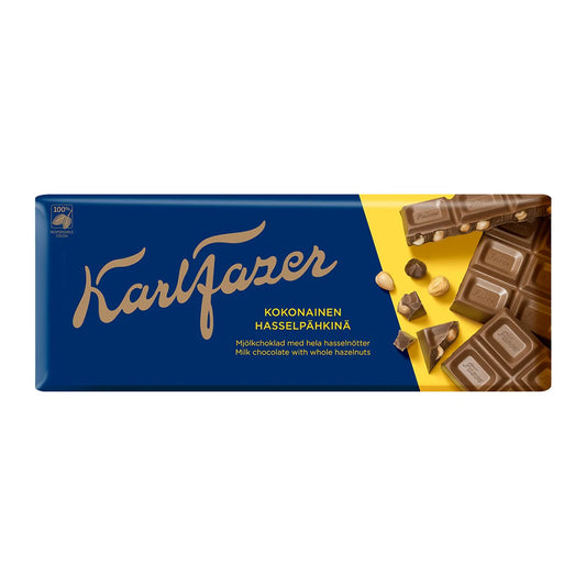 Fazer Milk Chocolate with Whole Hazelnuts
