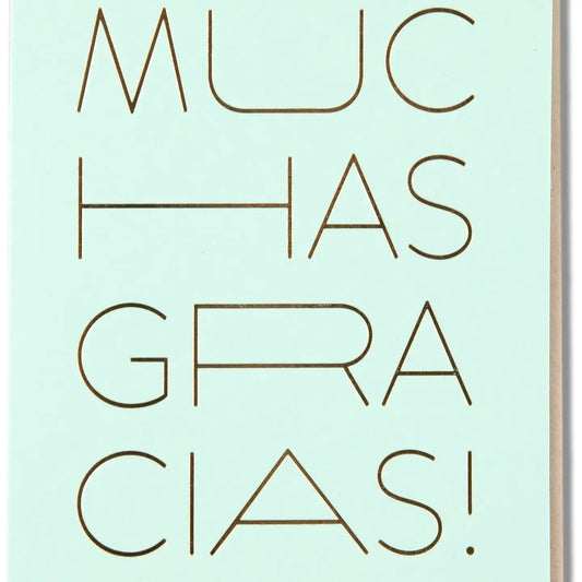 Muchas Gracias Thank You Card