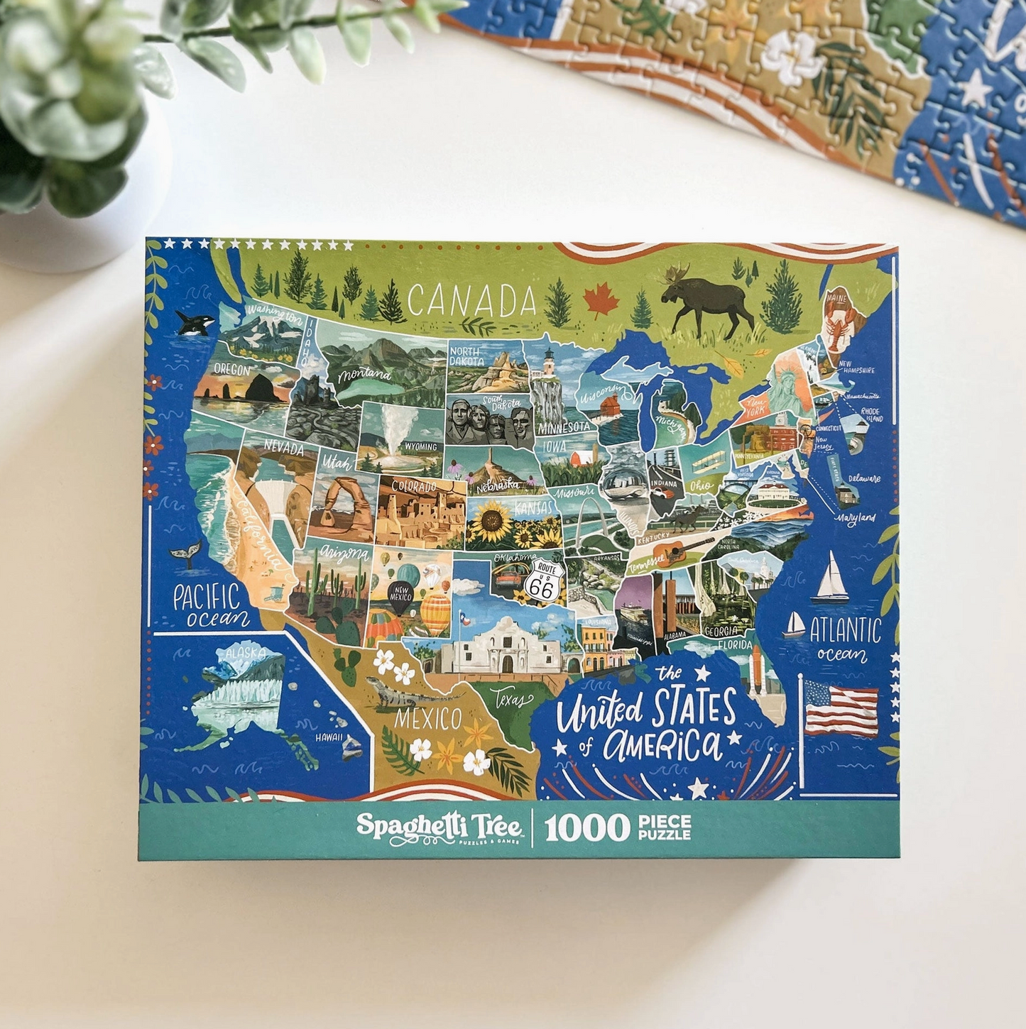 Nifty Fifty 1000-pc Puzzle