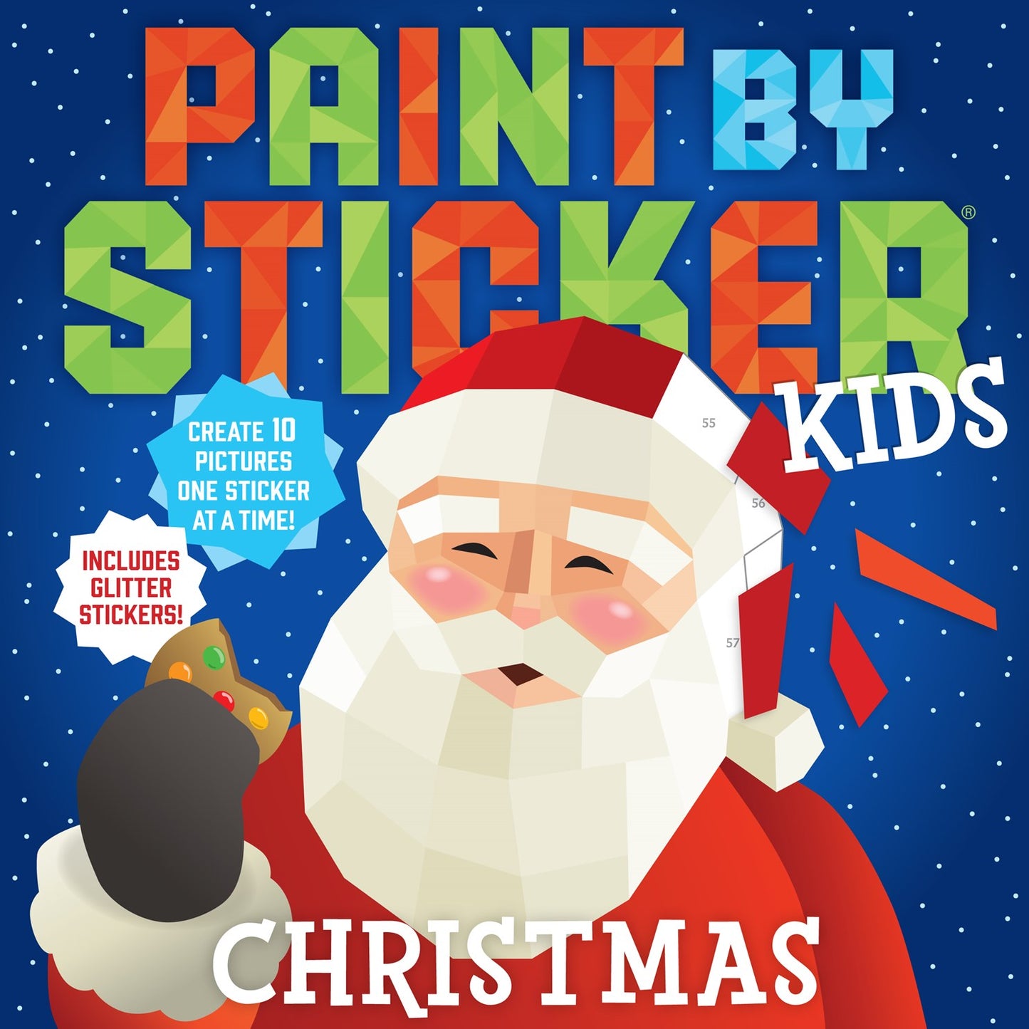 Paint By Sticker Kids: Christmas
