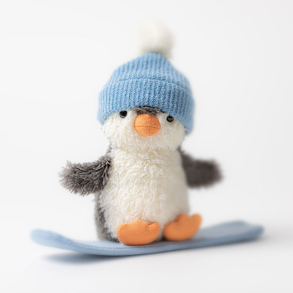 Jellycat | Peanut Penguin Snowboarding Small