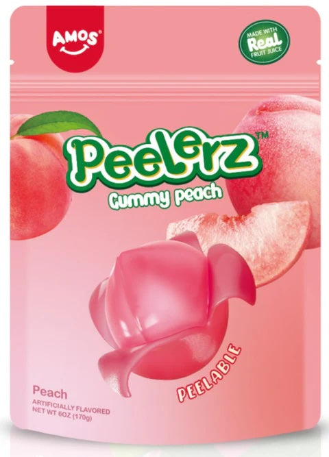 Peelerz Gummy Peach 6oz Bag