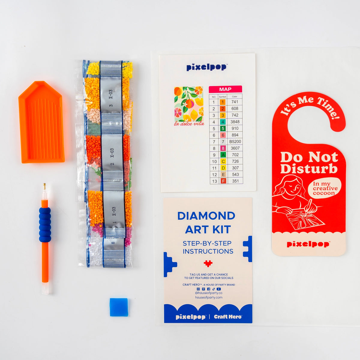 PixelPop La Dolce Vita Diamond Art Painting Kit