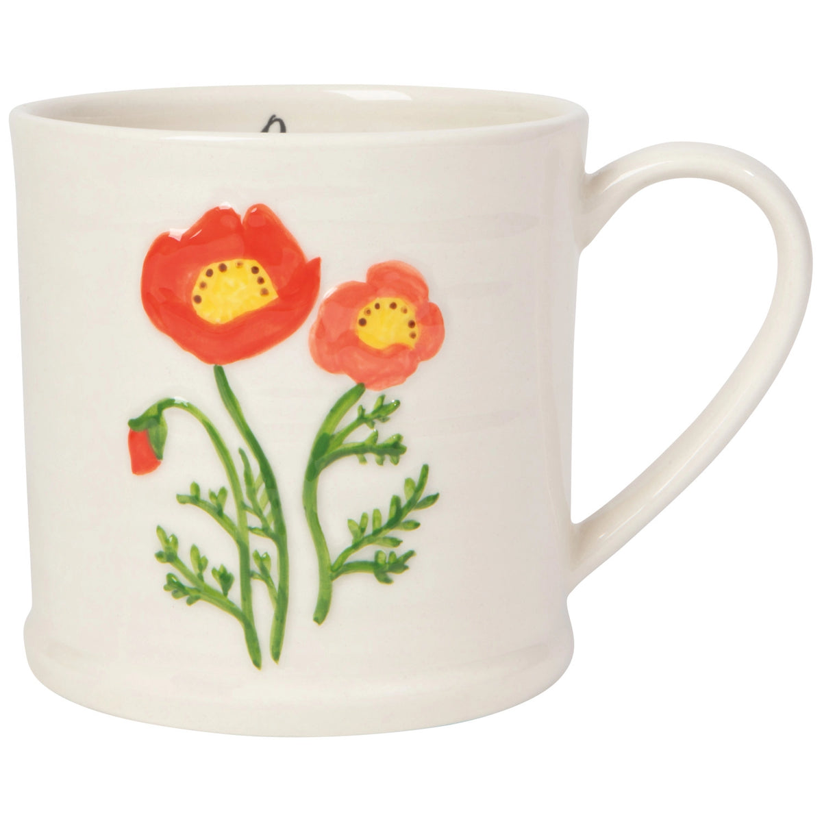 Floral Embossed Mugs