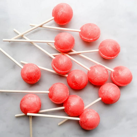 Raspberry Lime Lemonade Gourmet Lollipops