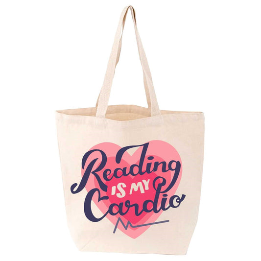 Reading is My Cardio Tote