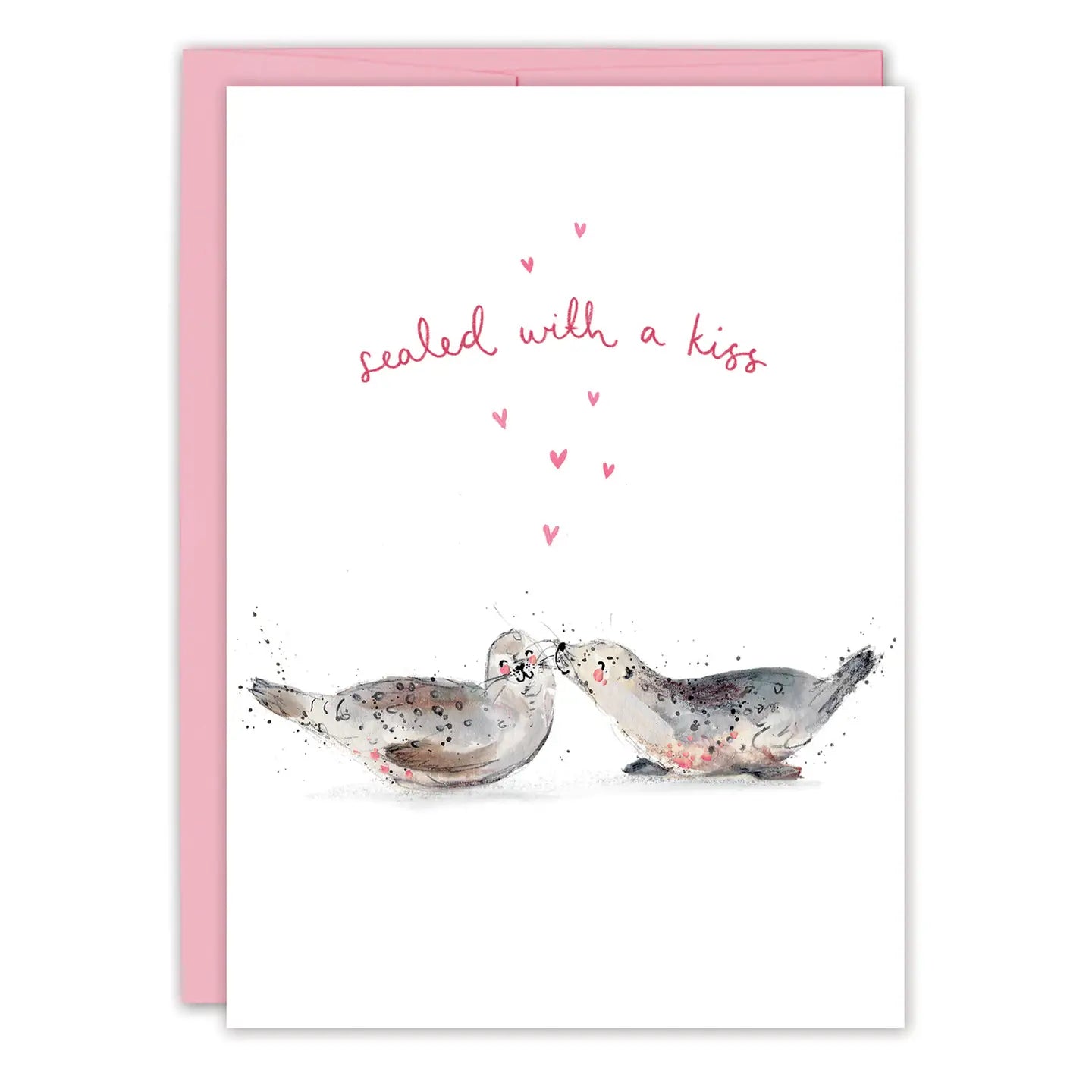 Sealed With A Kiss Valentine's Card