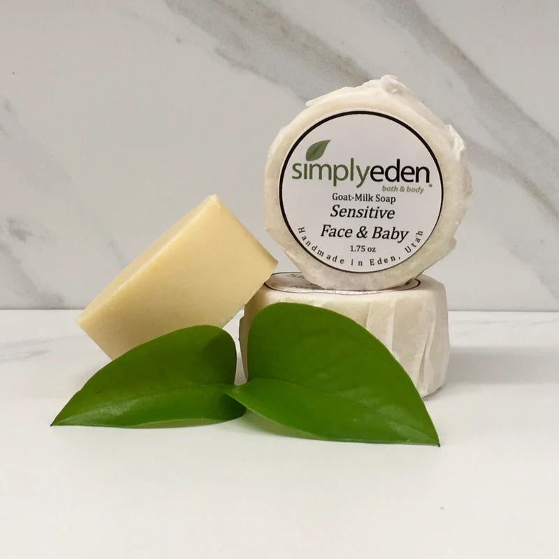 Simply Eden Sensitive Face & Baby Goat Milk Soap