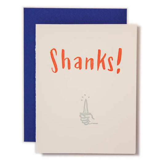 Shanks Thank you Card