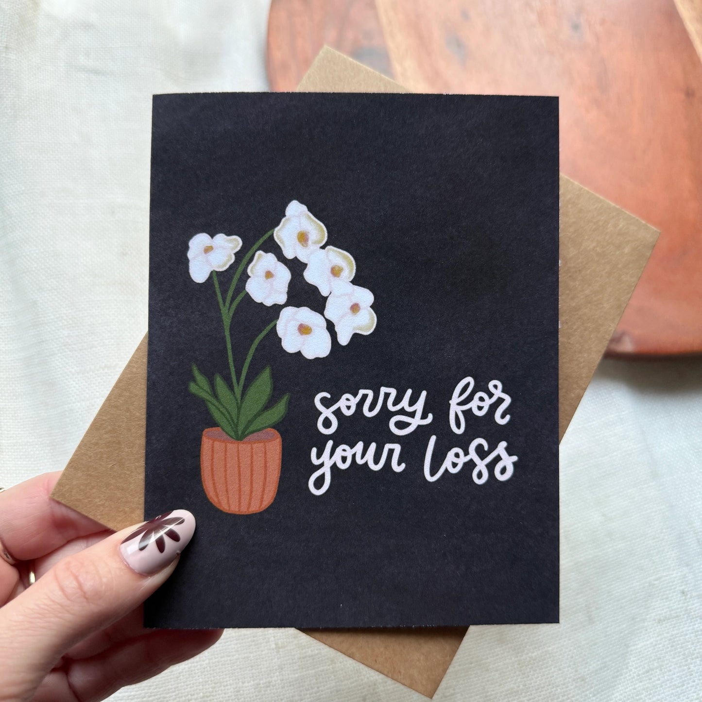 Sorry For Your Loss Greeting Card