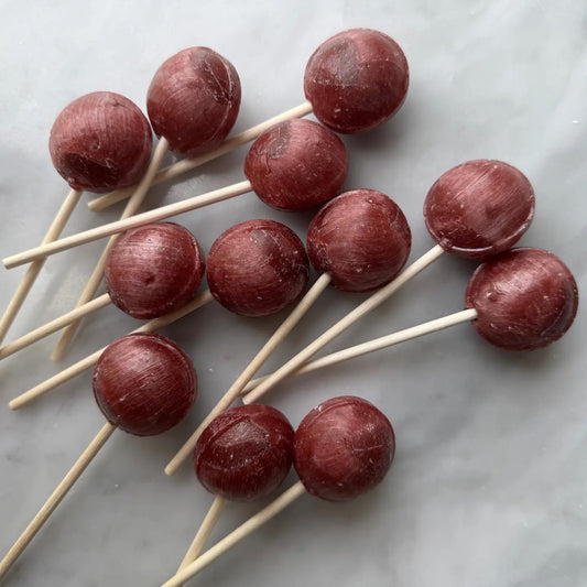 Sparkling Cran Raspberry Gourmet Lollipops