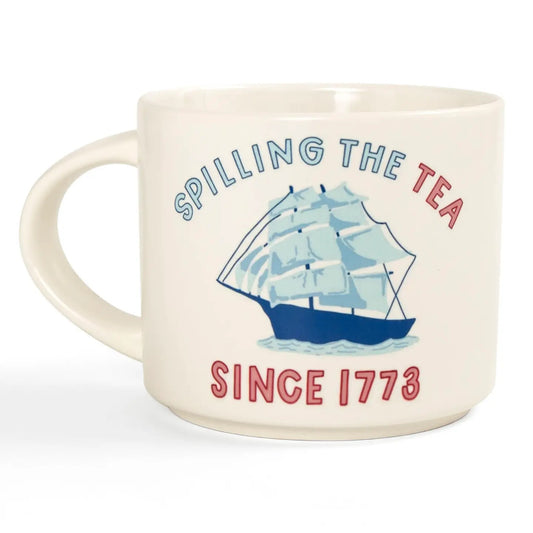 Spilling The Tea Ceramic Mug