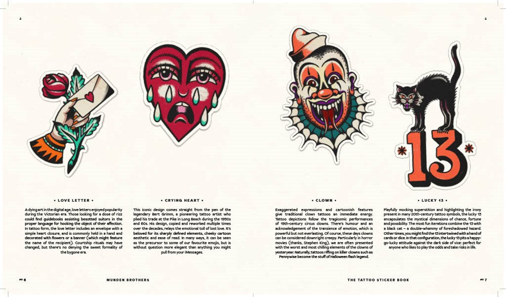 The Tattoo Sticker Book