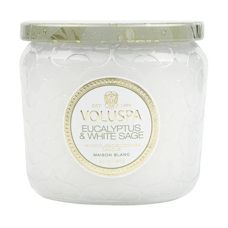 Voluspa Eucalyptus & White Sage Candle Petite Jar